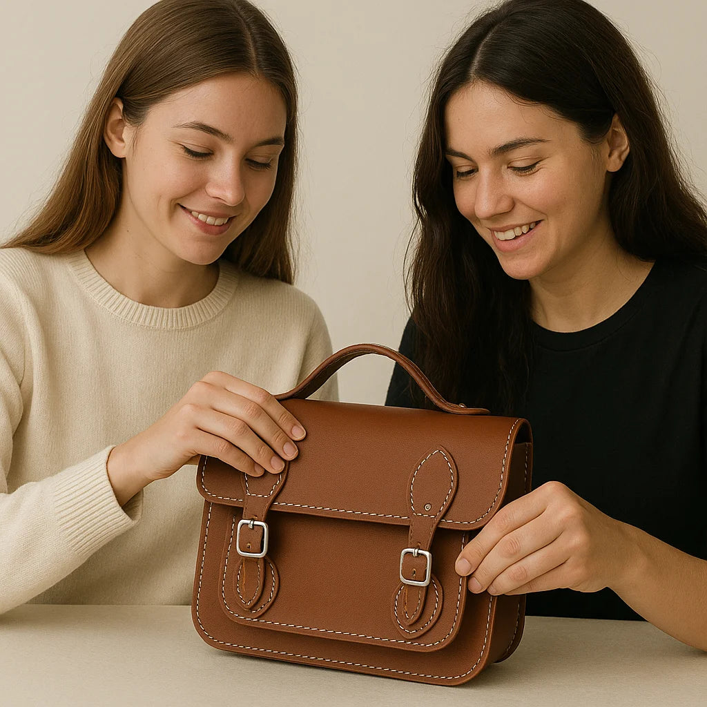 Kit Origen de Santini – Arma tu bolso satchel artesanal Cafe