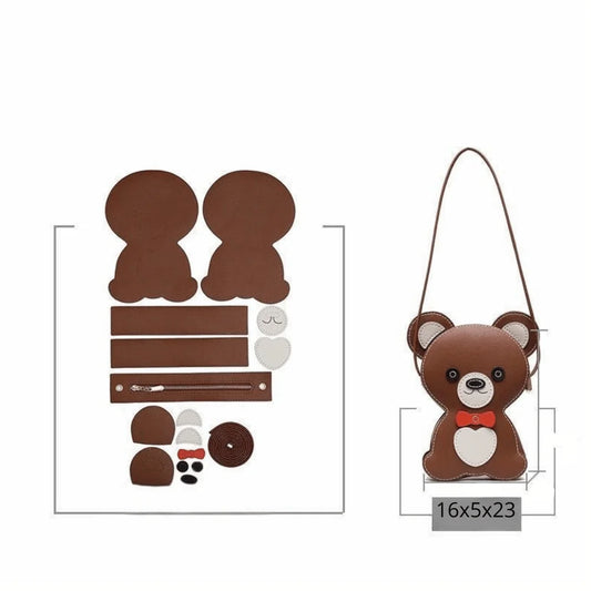 Kit de Costura Infantil – Osito DIY para Niños | Manualidad Educativa y Segura