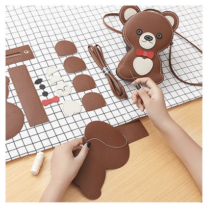 Kit de Costura Infantil – Osito DIY para Niños | Manualidad Educativa y Segura