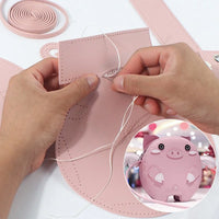 Kit Armado Cerdito – Peluche DIY para Niños | Manualidad Educativa y Segura | SANTINI