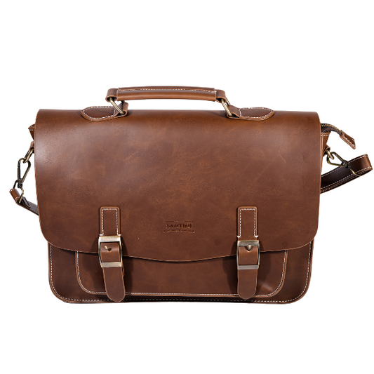 Bolso Maletín 25L de Cuero Vegano | Elegante y Funcional