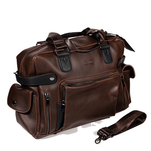 Maletín vegano para notebook 16 pulgadas | Bolso ejecutivo moderno | Cuero vegano resistente