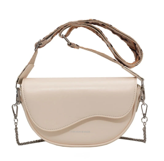 Cartera Fashion de Cuero Vegano Blanco invierno | Elegante, Coqueta y Compacta