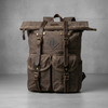 Mochila Punucapa 2.0 – Yute Impermeable con Detalles en Cuero