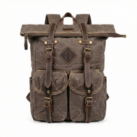Mochila Punucapa 2.0 – Yute Impermeable con Detalles en Cuero
