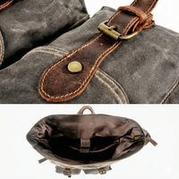 Mochila Punucapa 2.0 – Yute Impermeable con Detalles en Cuero