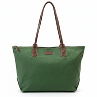 Bolso Angol – Yute Impermeable con Detalles en Cuero | SANTINI