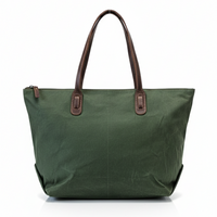 Bolso Angol – Yute Impermeable con Detalles en Cuero | SANTINI