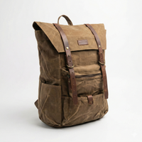 Mochila Molco Camel – Yute Impermeable 40-45 Litros | Gran Capacidad | SANTINI
