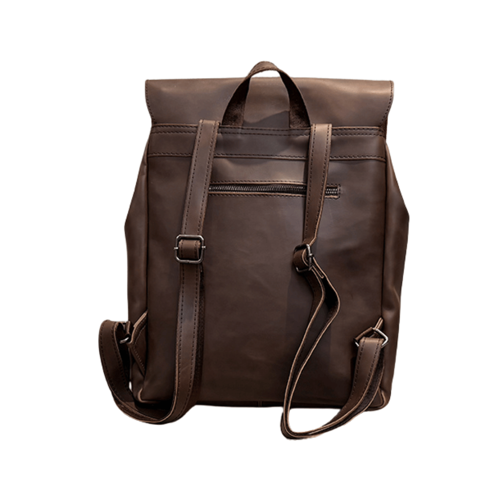 Mochila Animas de Cuero Vegano | Clip Seguro y Terminación Industrial