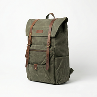 Mochila Molco Verde – Yute Impermeable 40-45 Litros | Gran Capacidad | SANTINI